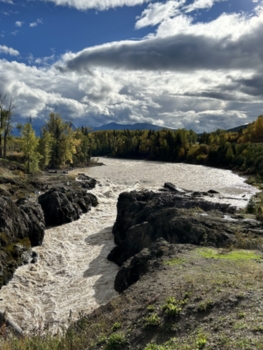 Photo of a river in NW British Columbia.
