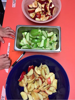 bowls of apples