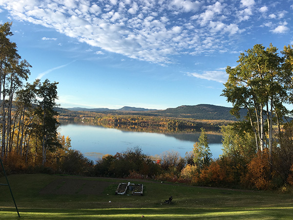 A view of Fraser Lake.