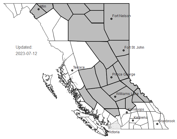 Provincial Governments smoky skies bulletin 