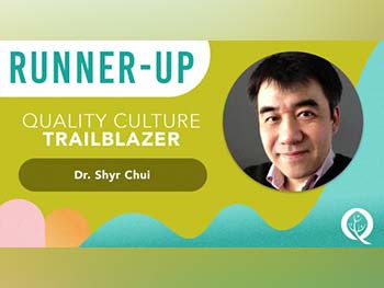 Dr. Chui was the runner-up for the Trailblazer award.