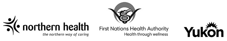 Northern Health, FNHA and Yukon logos