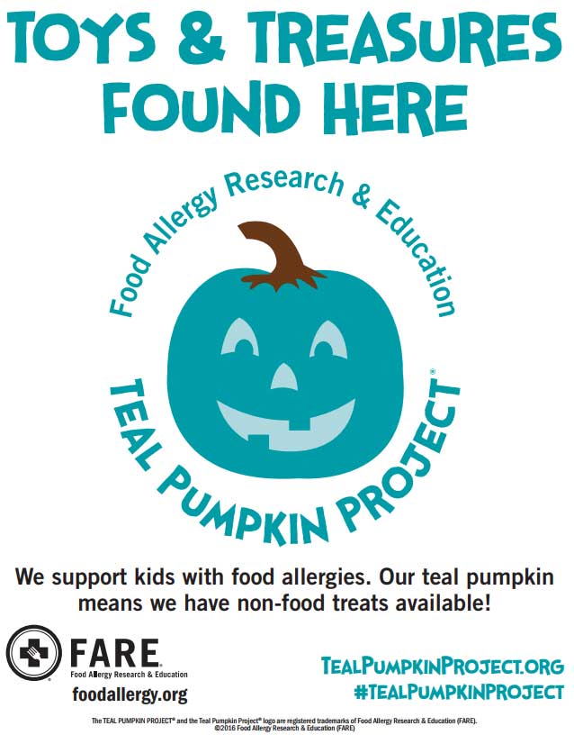 Teal Pumpkin Project poster