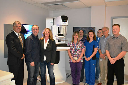 New digital mammography machine at Dawson Creek & District Hospital