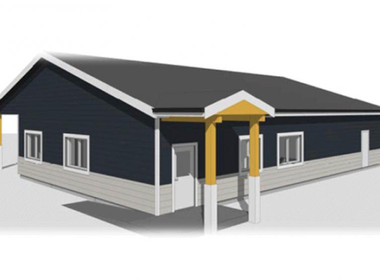 Drawing of new Atlin Health Centre.