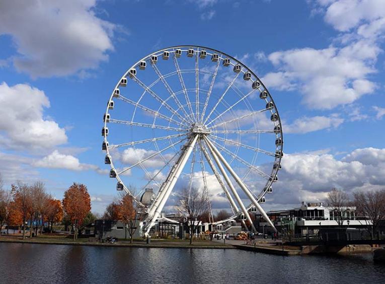 The Montreal Observation Wheel in Montreal Quebec.