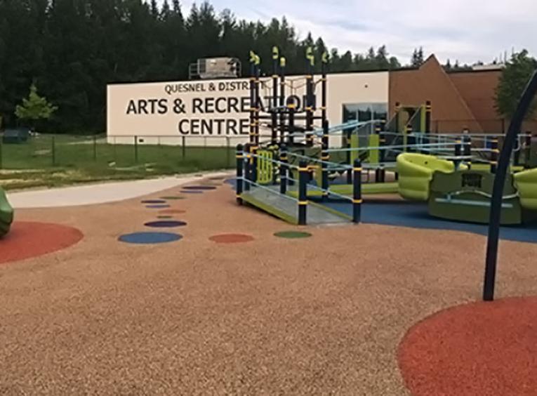 Outdoor playground in Quesnel