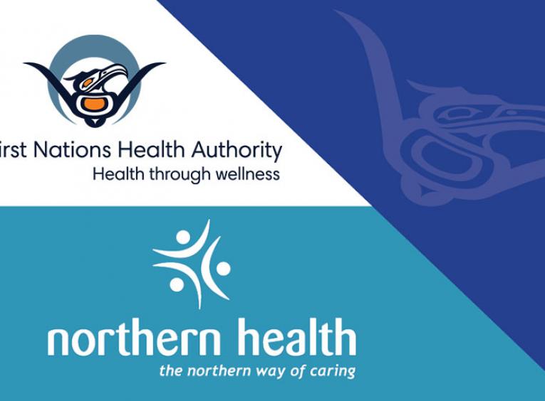 First Nations Health Authority and Northern Health logos