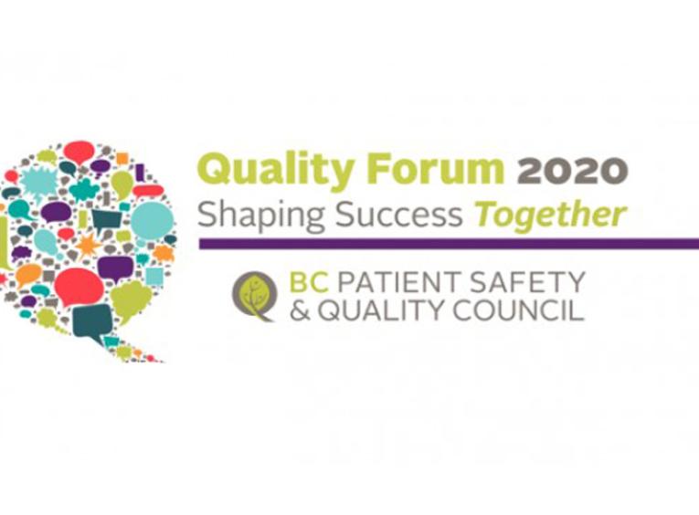 The logo for the 2020 BC Quality Forum.
