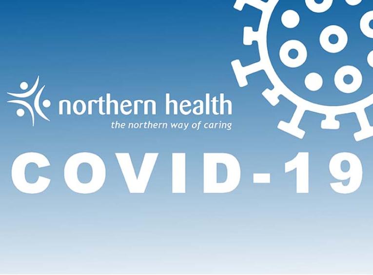 An image has the Northern Health logo and says, "COVID-19."
