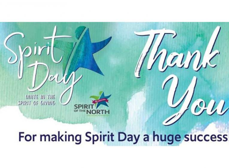 Spirit Day thank you banner