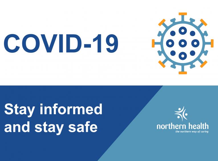 COVID-19 graphic: Stay informed and stay safe.