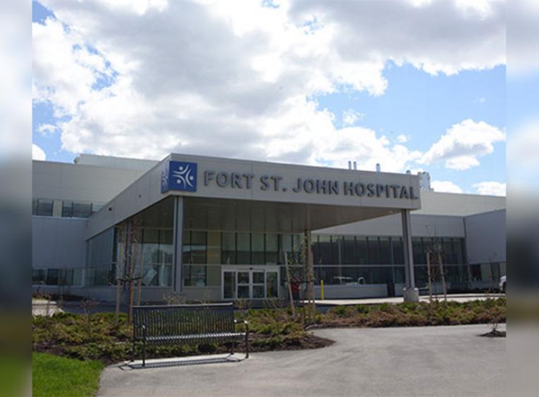 Fort St. John hospital entrance
