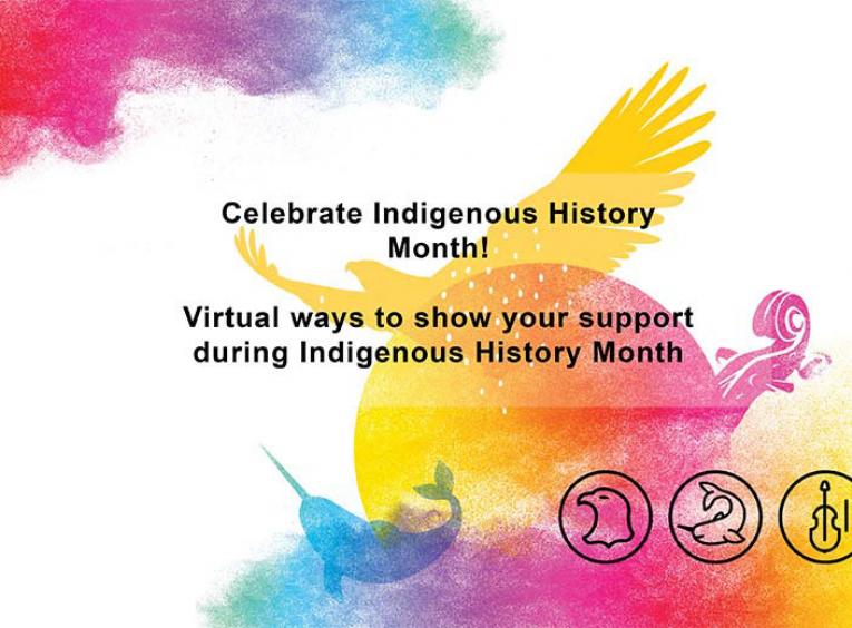 Indigenous history month graphic