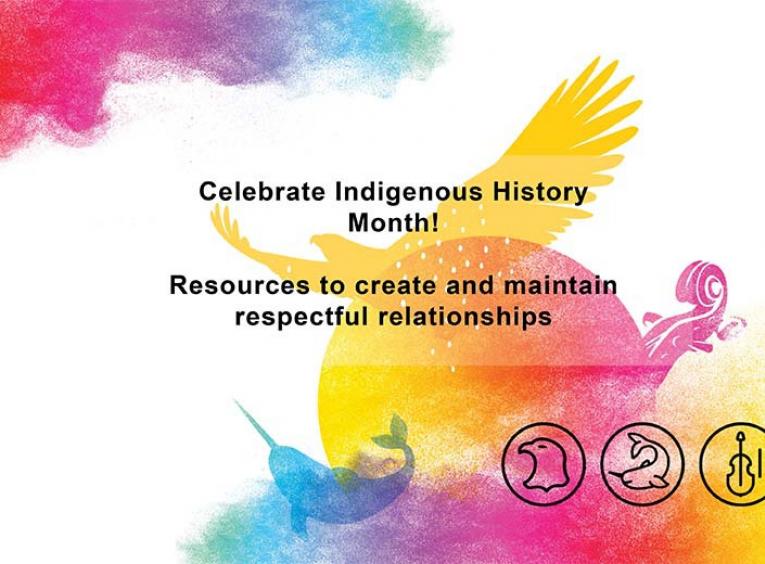 Celebrate Indigenous History Month graphic