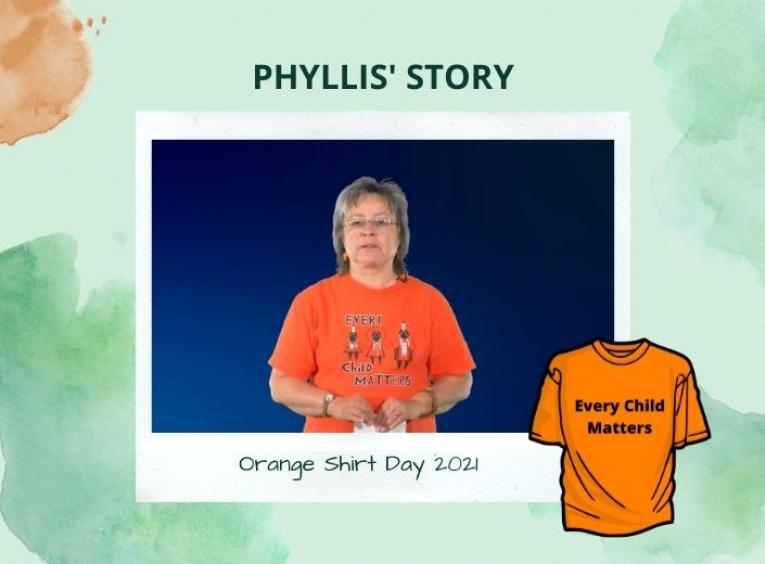 Orange shirt day 2021 Phyllis' story graphic