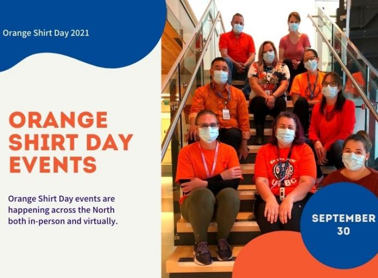 Orange Shirt Day events graphic