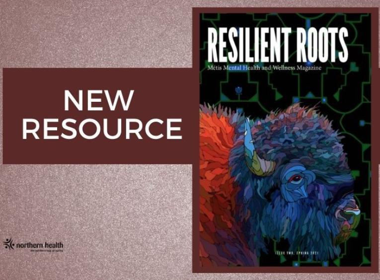 Graphic with the cover of relisient roots magazine and the text New Resource
