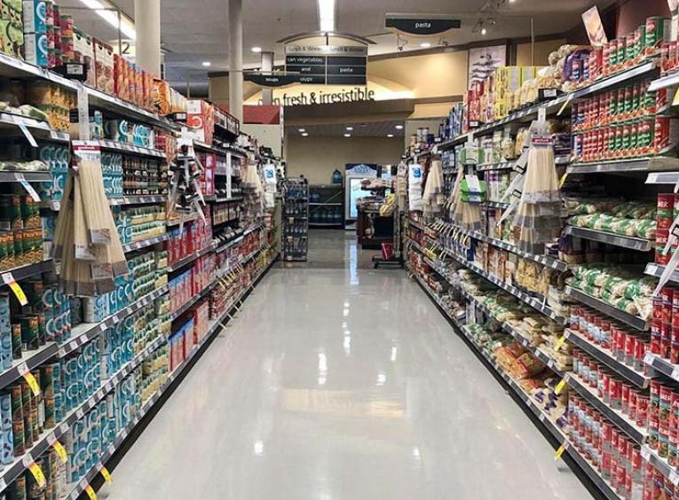 Isle at a grocery store. 