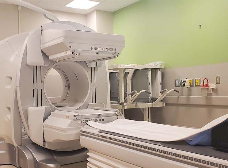 Large CT scan machine in hospital 