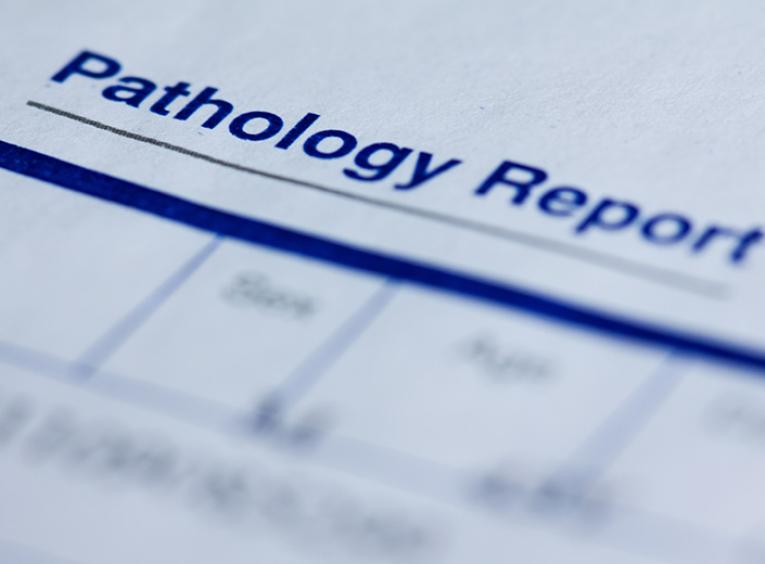 Pathology report image