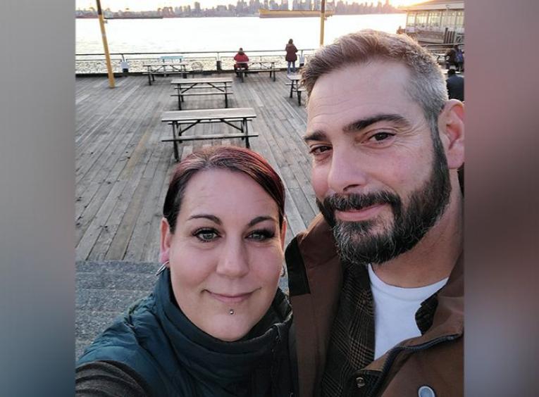 Sue Cavanaugh, a registered nurse in Kitimat, pictured with her husband Steve.