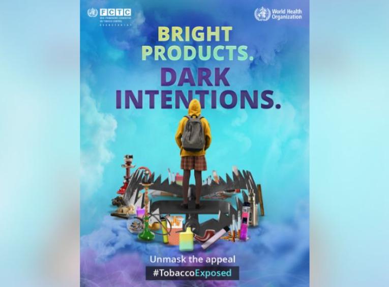 World No Commercial Tobacco Day poster