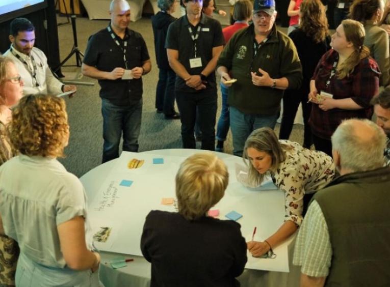 NorthCAN members participating in group discussions.