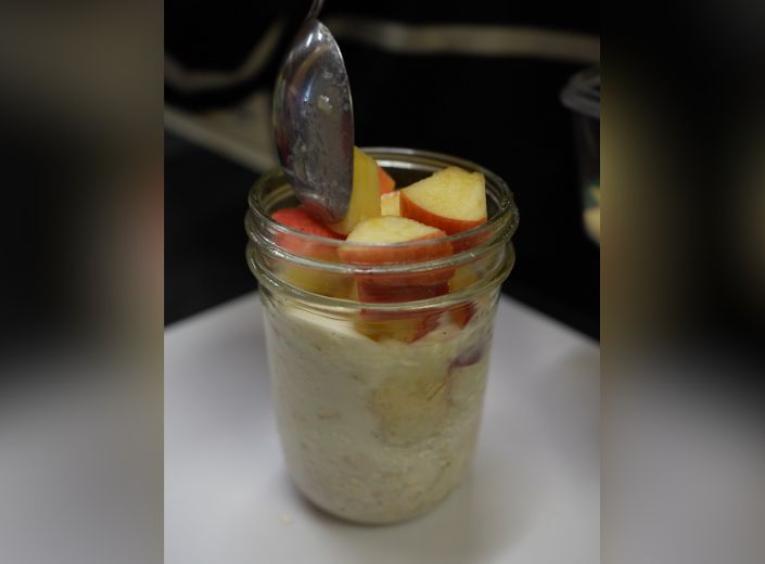 Overnight oats in a jar