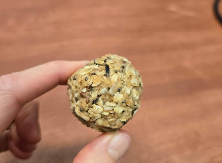 A hand holds a energy ball