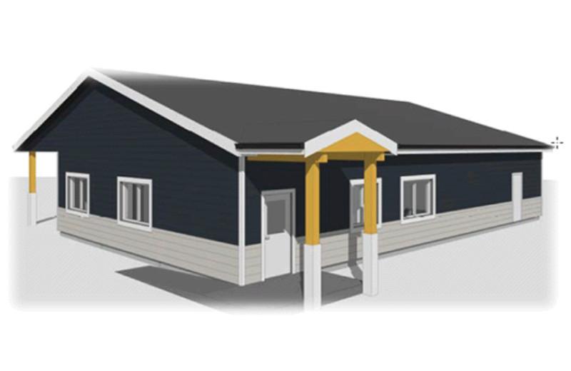 Drawing of new Atlin Health Centre.