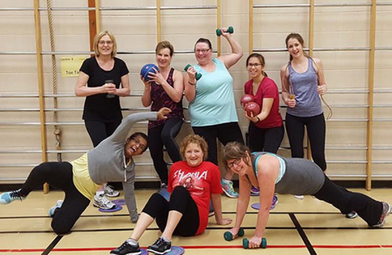 Group photo at a circuit class