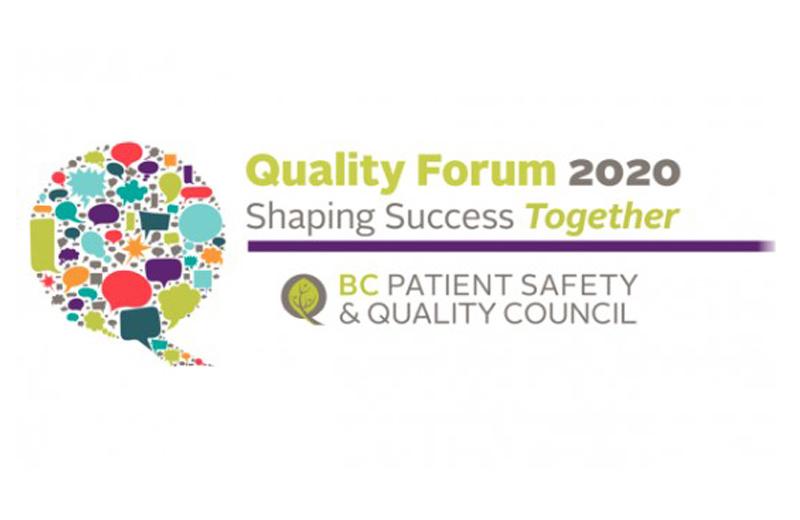 The logo for the 2020 BC Quality Forum.