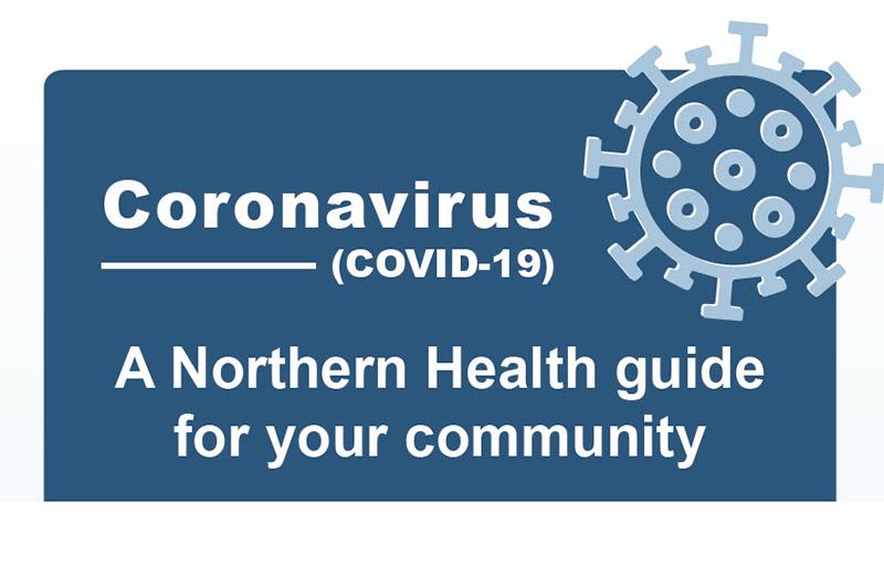 A graphic for the “Coronavirus (COVID-19): Northern Health guide for your community.”