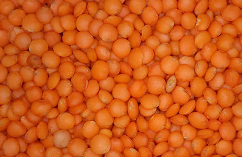 Dried orange lentils
