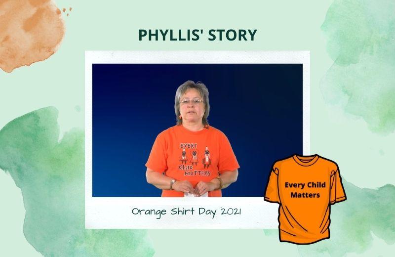 Orange shirt day 2021 Phyllis' story graphic