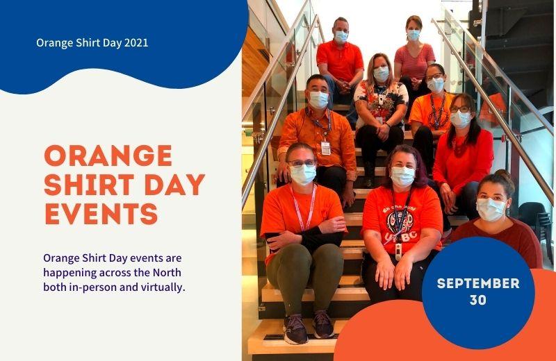 Orange Shirt Day events graphic