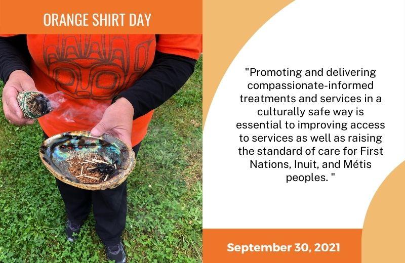 Orange Shirt Day compassionate-informed care graphic
