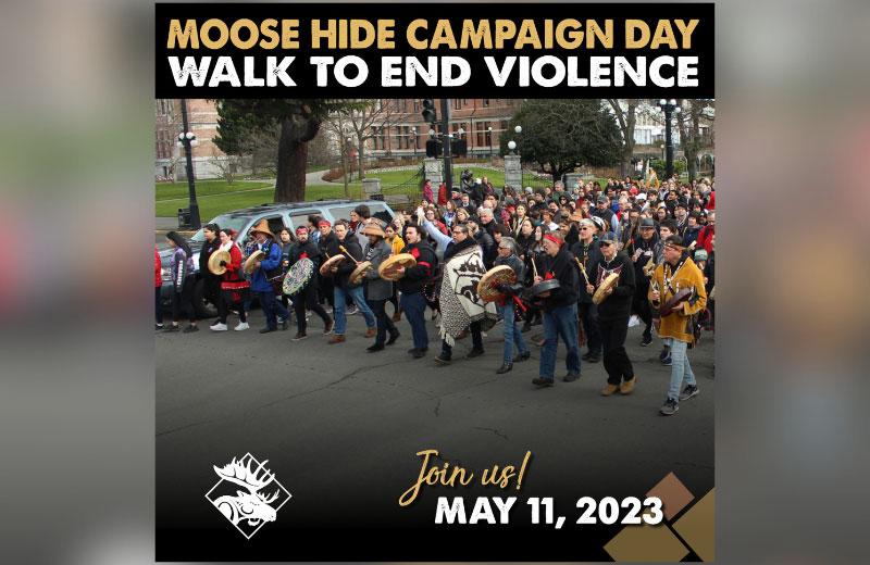 Moose Hide Campaign Day 2023 rally poster