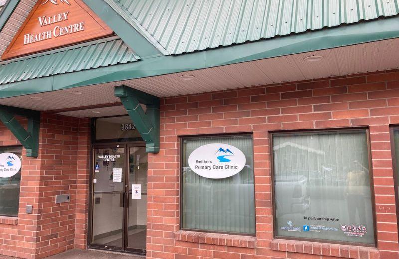 Main entrance to the Smither Primary Care Clinic