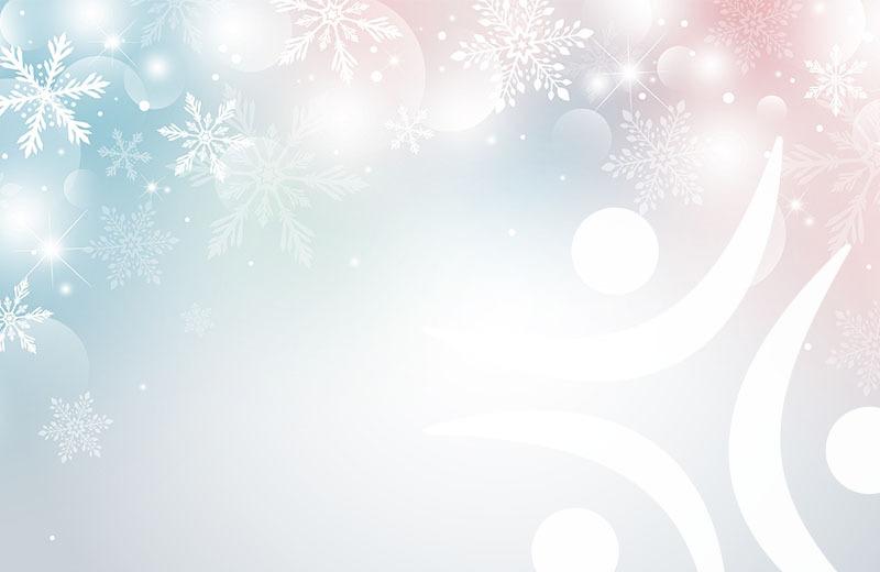 Snowflakes and the Northern Health logo