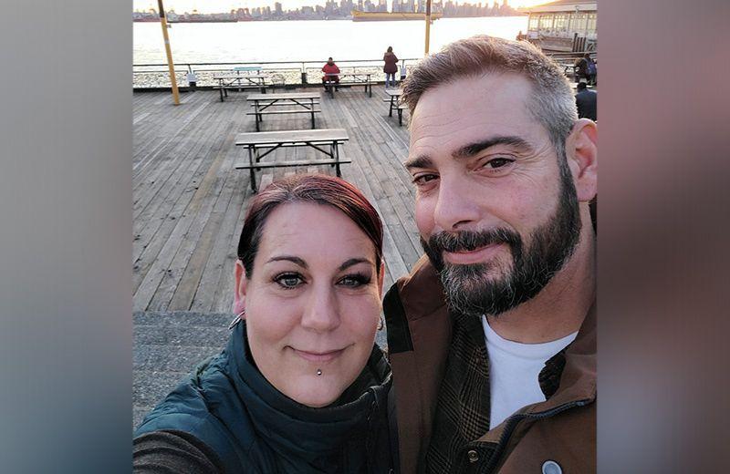 Sue Cavanaugh, a registered nurse in Kitimat, pictured with her husband Steve.