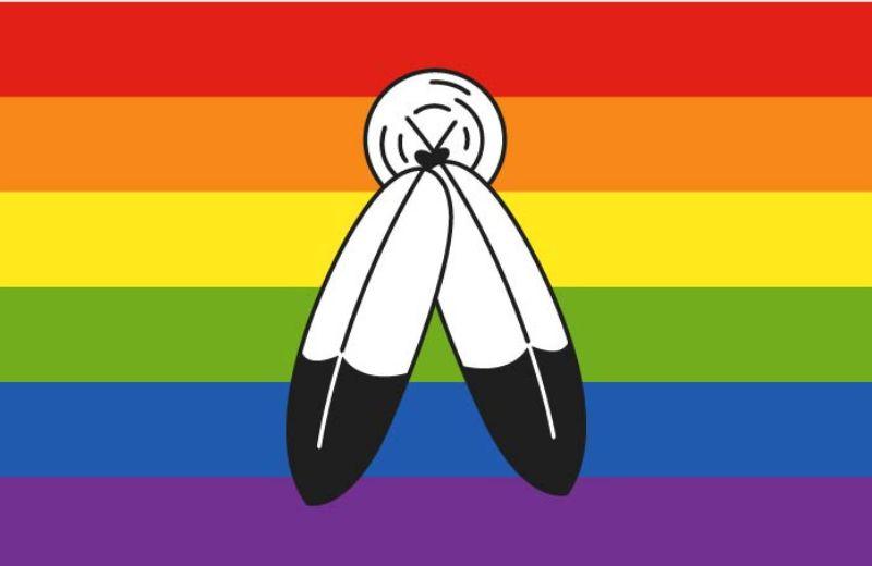 Two-Spirit Pride flags