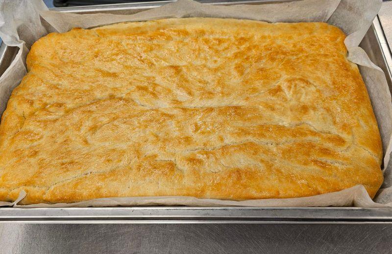 Golden brown, freshly baked bannock