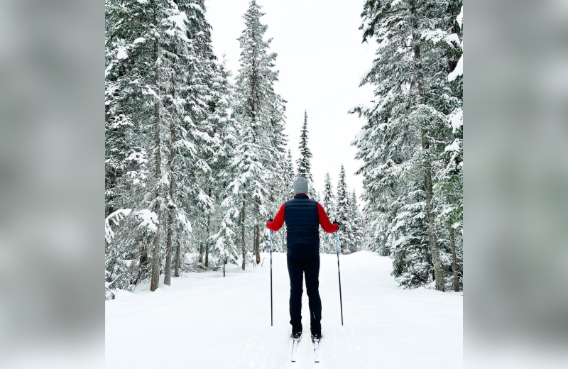 Skiing can be a great way to stay active during the winter months.