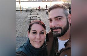 Sue Cavanaugh, a registered nurse in Kitimat, pictured with her husband Steve.