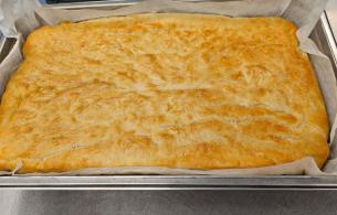 Golden brown, freshly baked bannock