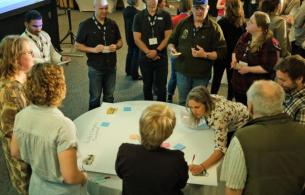 NorthCAN members participating in group discussions.